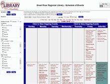 Tablet Screenshot of events.griver.org